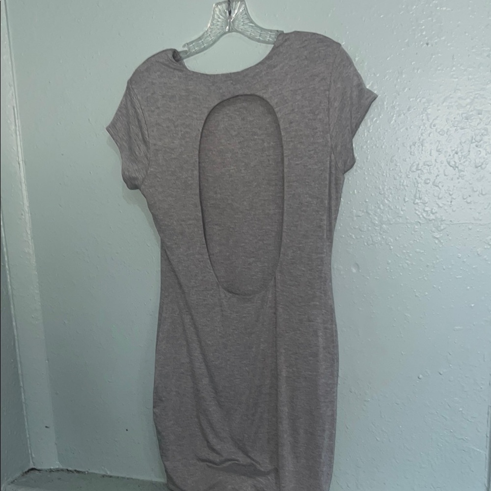 Casual Heathered Dress - Picture 2 of 2